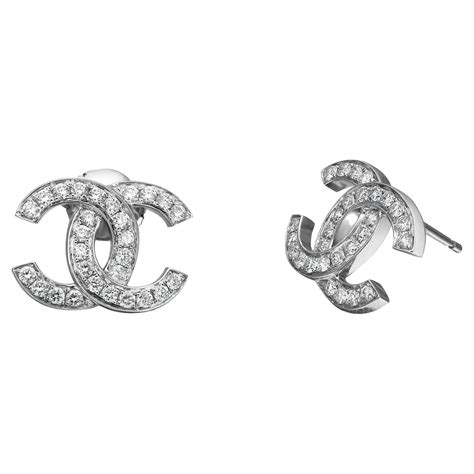 chanel double c earring|chanel double c diamond earrings.